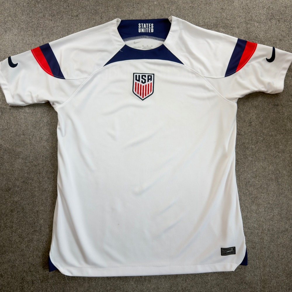 Nike USA USMNT 2022 World Cup Away Soccer Jersey Men's Size XL Captain America